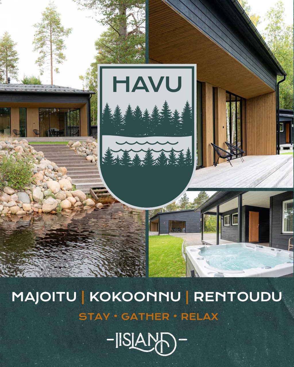 Ikimuistoisia päiviä perheen tai ystävien kanssa, kiireettömiä hetkiä luonnon äärellä. Havu sopii erinomaisesti myös…